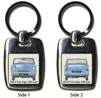 Ford Anglia Super 123E 1962-67 Keyring 5